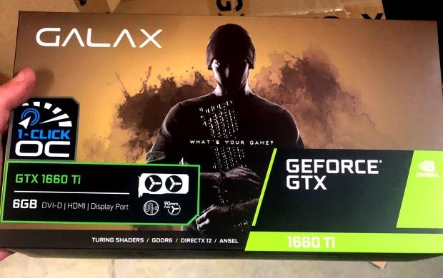 GALAX GeForce GTX 1660 Ti box teased, rocks 6GB GDDR6