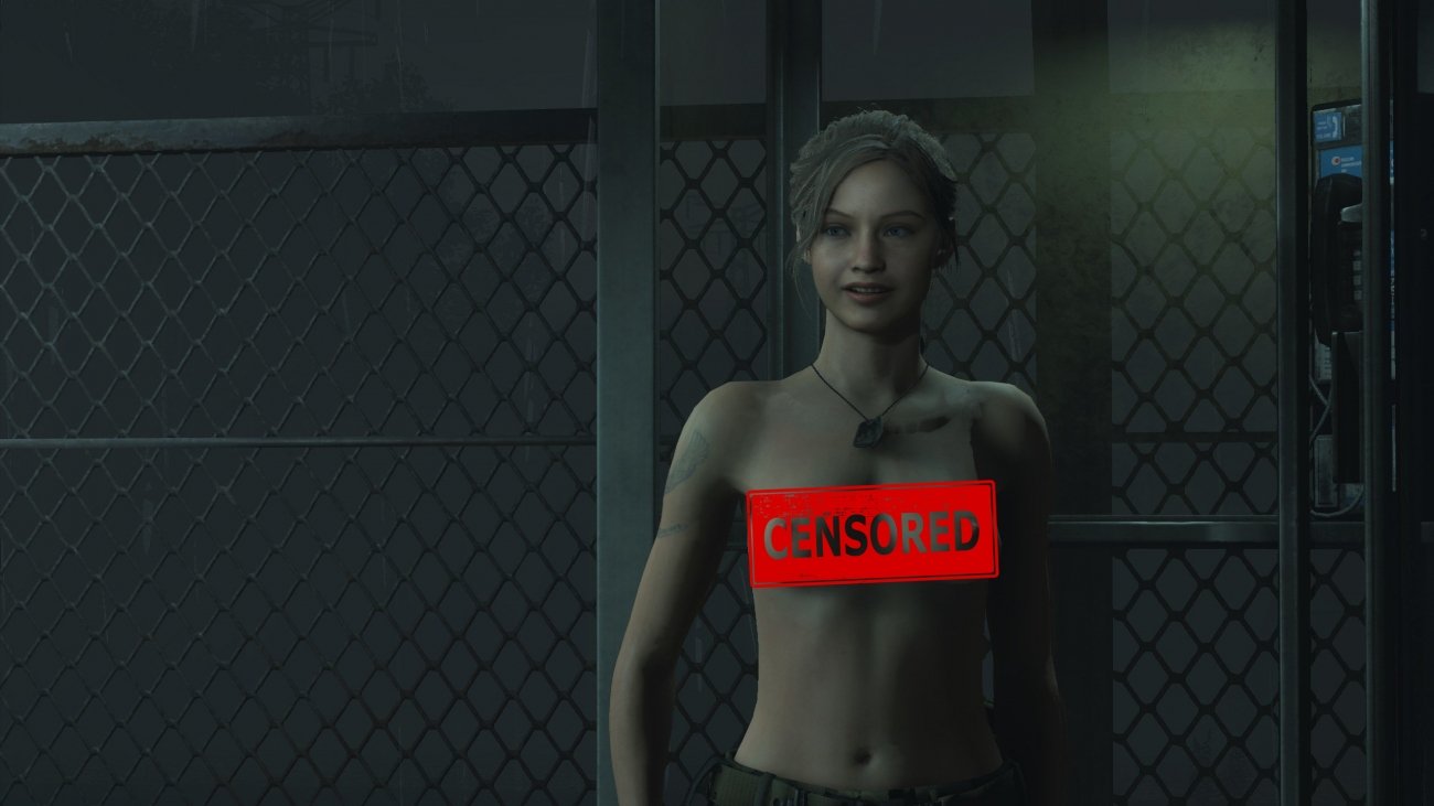 Resident Evil 2 Remake Receives Its First Nude Mod