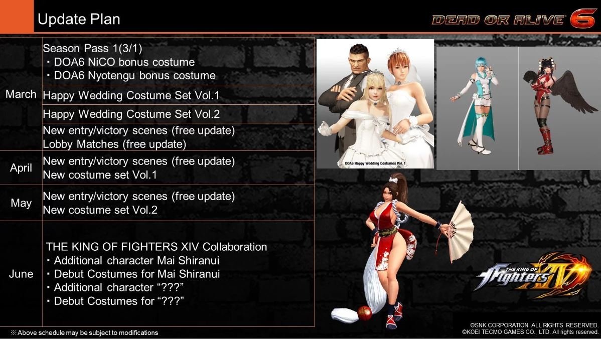 Dead or Alive 6's final major update is now available along with $50 worth  of new DLC costumes