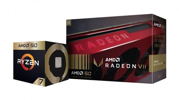 Open enlarged image AMD announces Radeon VII, Ryzen 7 2700X Gold Editions