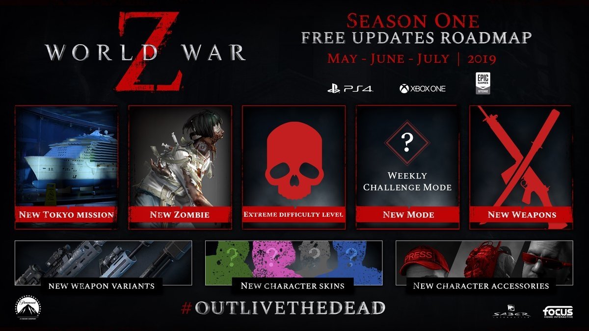 World War Z update roadmap features new missions/zombie/mode