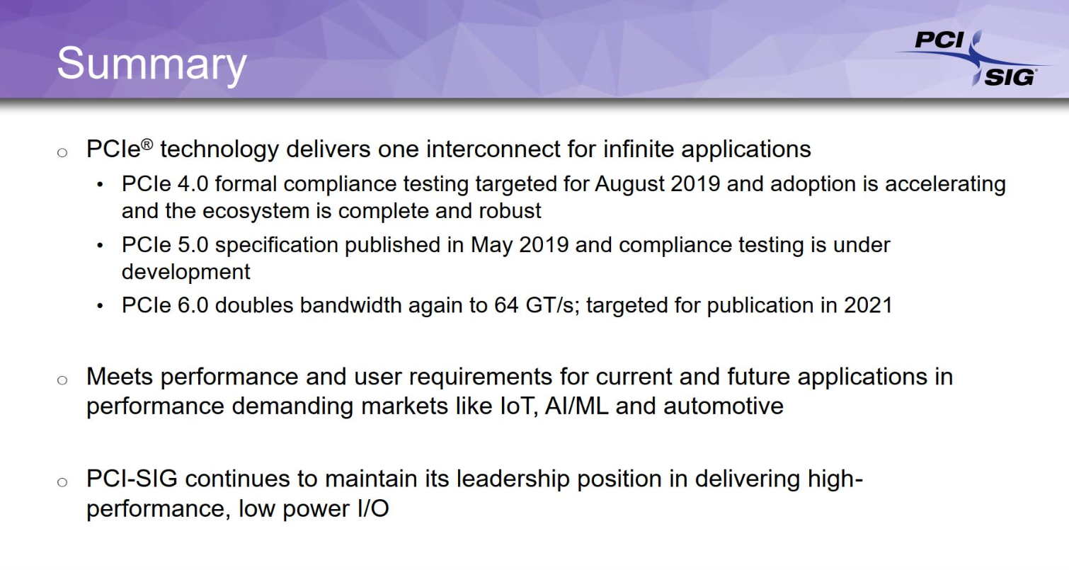 PCIe 6.0 announced: lands in 2021, just as PCIe 4.0 arrives 08