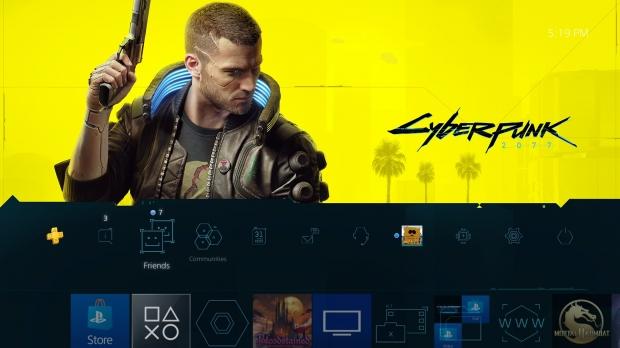 Cyberpunk 2077 PS4 theme is pretty bad 75