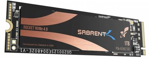 Open enlarged image Sabrent's new Rocket NVMe PCIe 4.0 SSD: 5GB/sec for $230