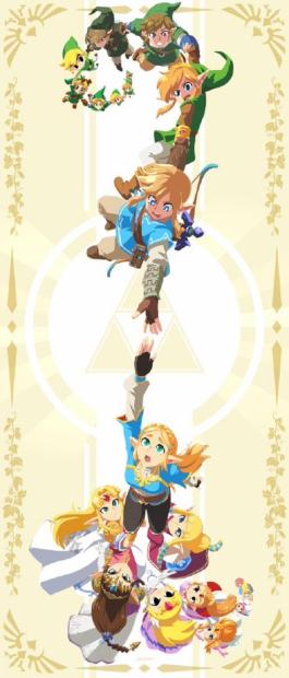 Open enlarged image Phenomenal Zelda & Link art encapsulates franchise legacy