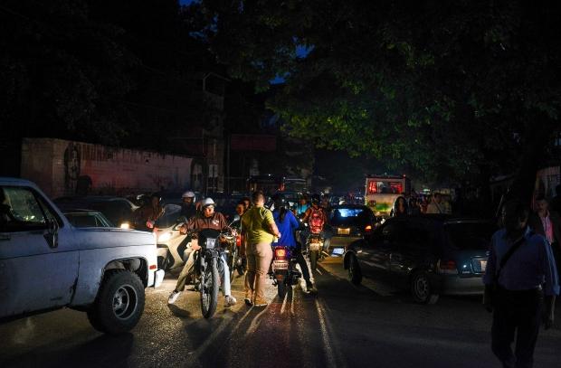 Open enlarged image Venezuelan blackout blamed on 'electromagnetic attack'