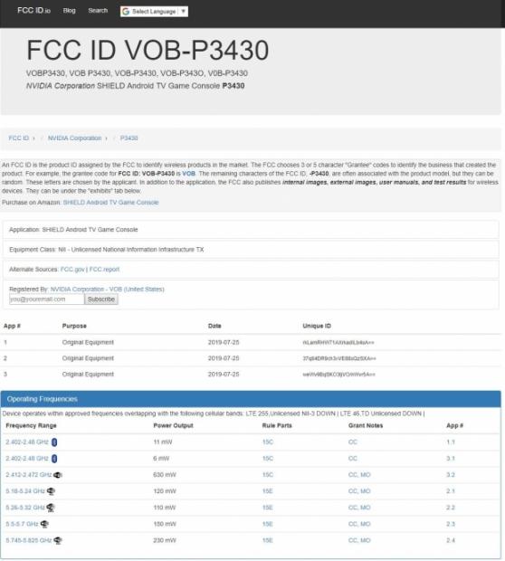 New NVIDIA Shield TV game console spotted in FCC filing 02