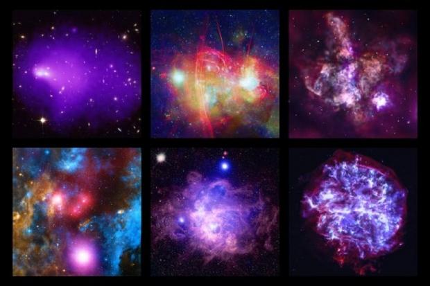Space X-ray observatory snaps gorgeous galaxy cluster images