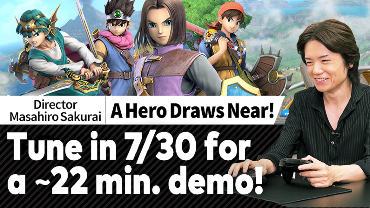 Super Smash Bros. Ultimate 'The Hero' info reveal on July 30