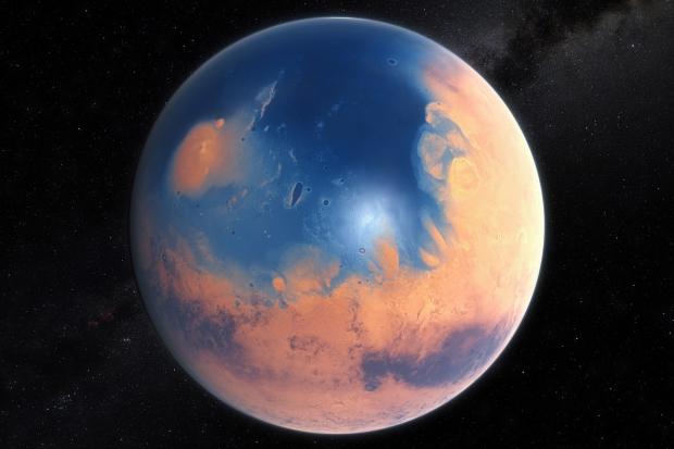 New study suggests that a 'mega-tsunami' once shaped Mars