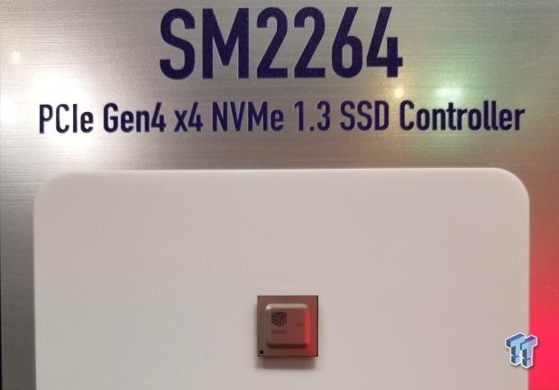Open enlarged image SMI's PCIe 4.0 x4 SSD controller: up to 16TB at 6.5GB/sec