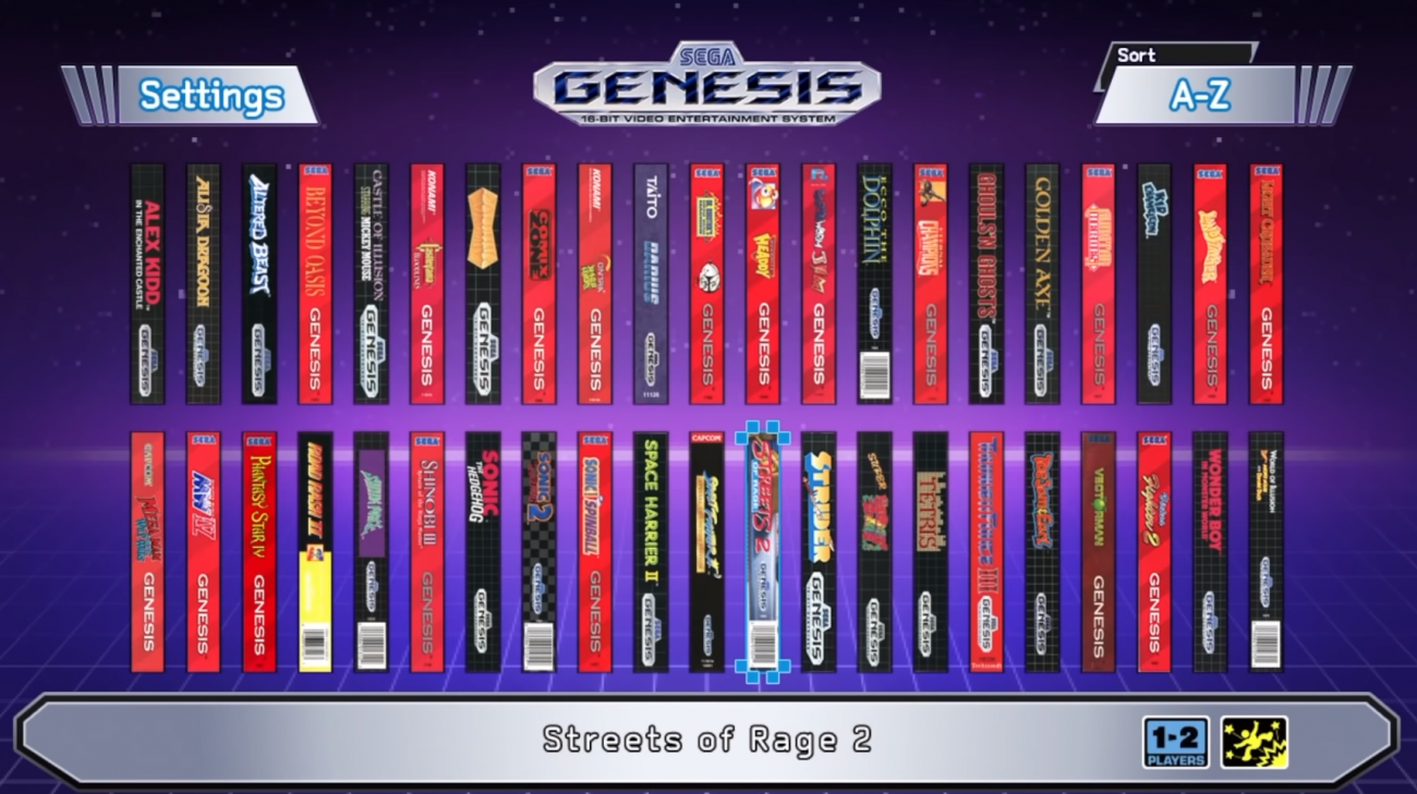 sega genesis mini save states