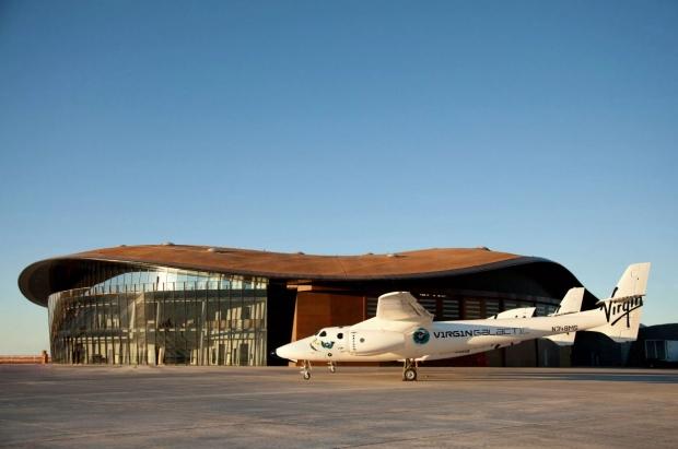 Open enlarged image Virgin Galactic teases Spaceport passenger lounge and mission control