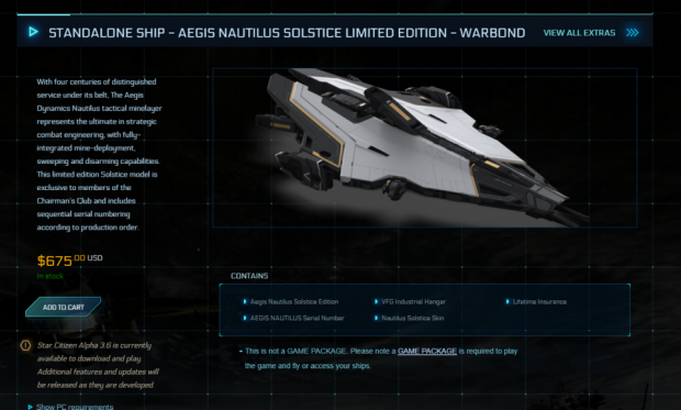 Star Citizen's New Ship Pack Costs An Absurd Amount Of Money - SlashGear