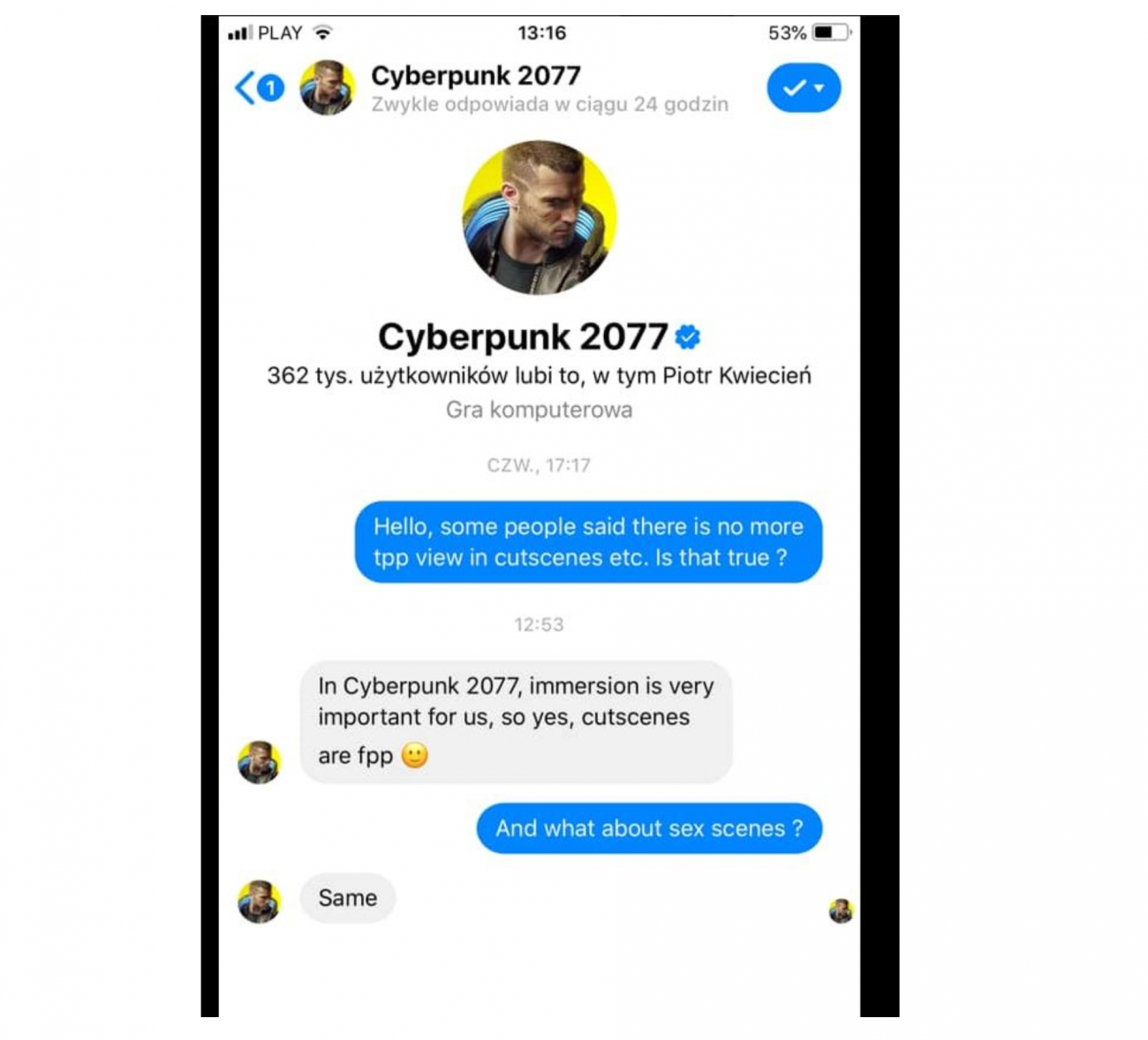 Cyberpunk first person sex scene
