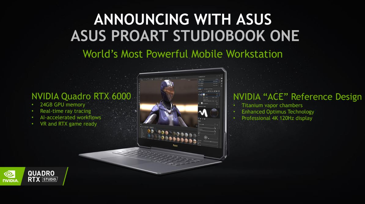 ASUS ProArt StudioBook One can handle 8K video editing on the go