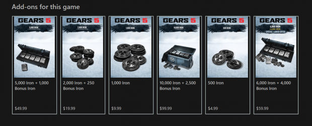 gears of war 5 price