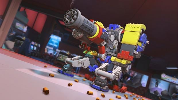 Open enlarged image Overwatch meets Lego with new Brick Bastion Challenge event