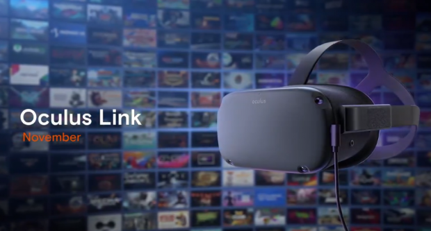 oculus quest via link