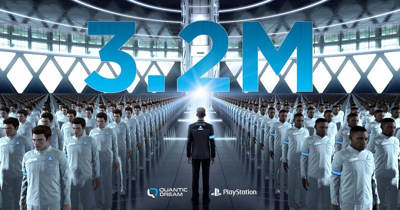Detroit: Become Human - We are thrilled to share that we have sold over 2  million units of Detroit: Become Human in the first 5 months following its  release. This makes DBH