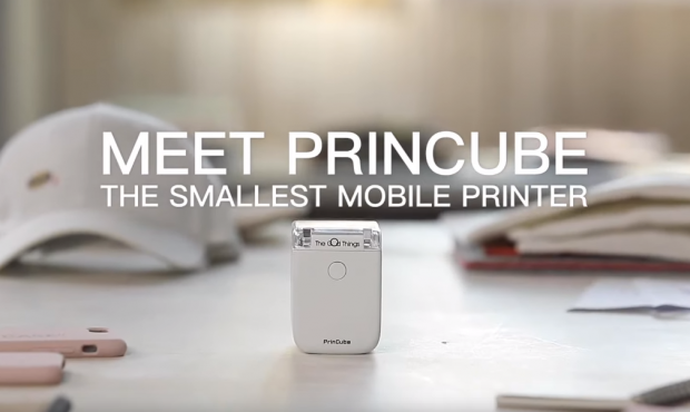 The worlds smallest mobile color printer fits in your palm for $99