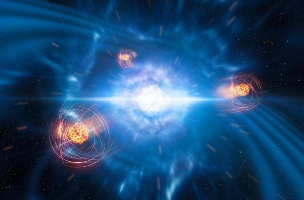 Astronomers identify first heavy element made from neutron star merger | TweakTown.com