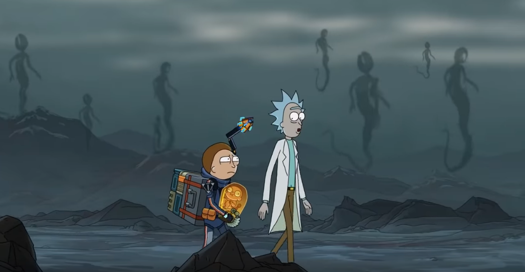 rick and morty crossover