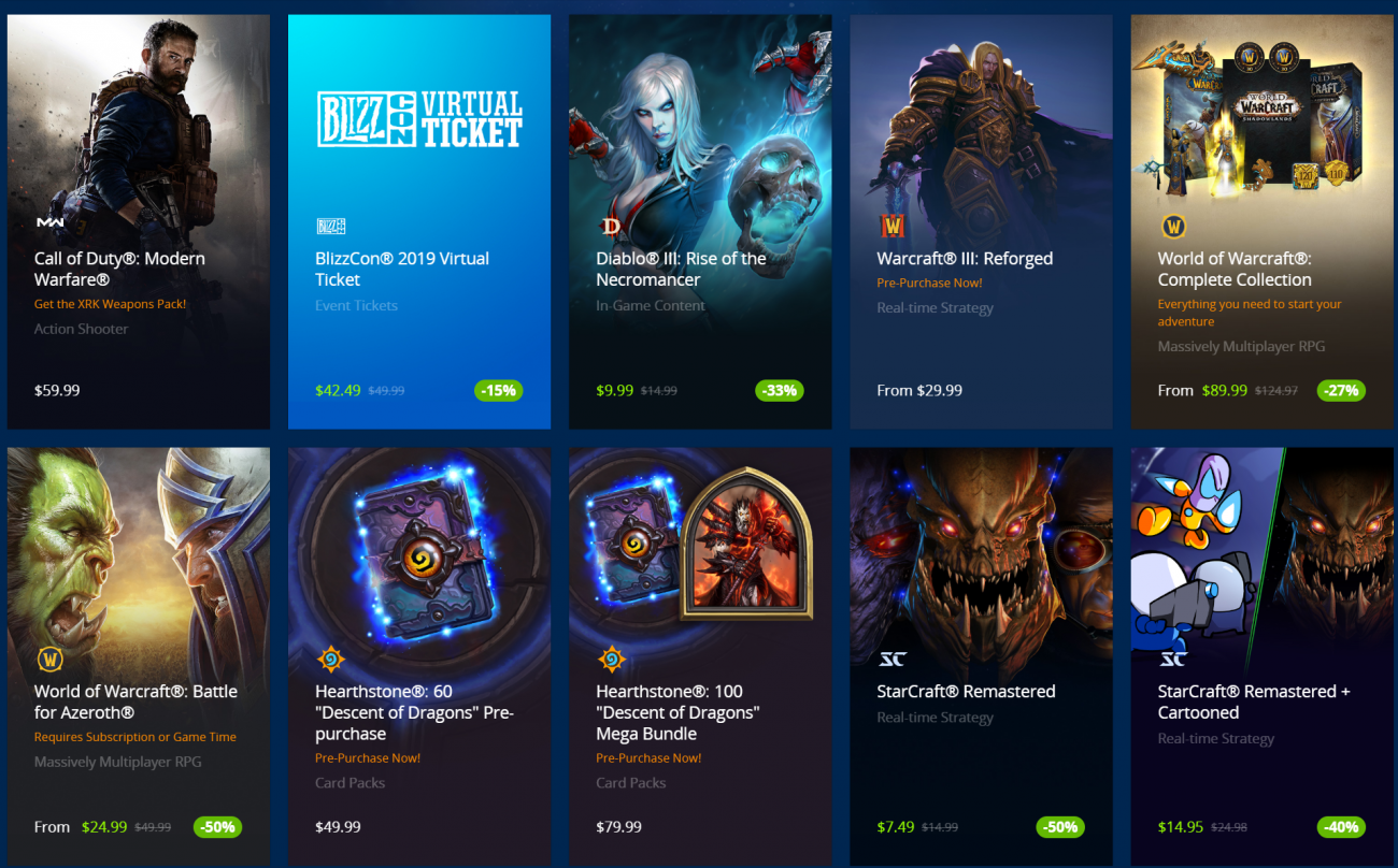 Blizzard Black Friday deals Overwatch for 15, 50 Diablo III and WoW