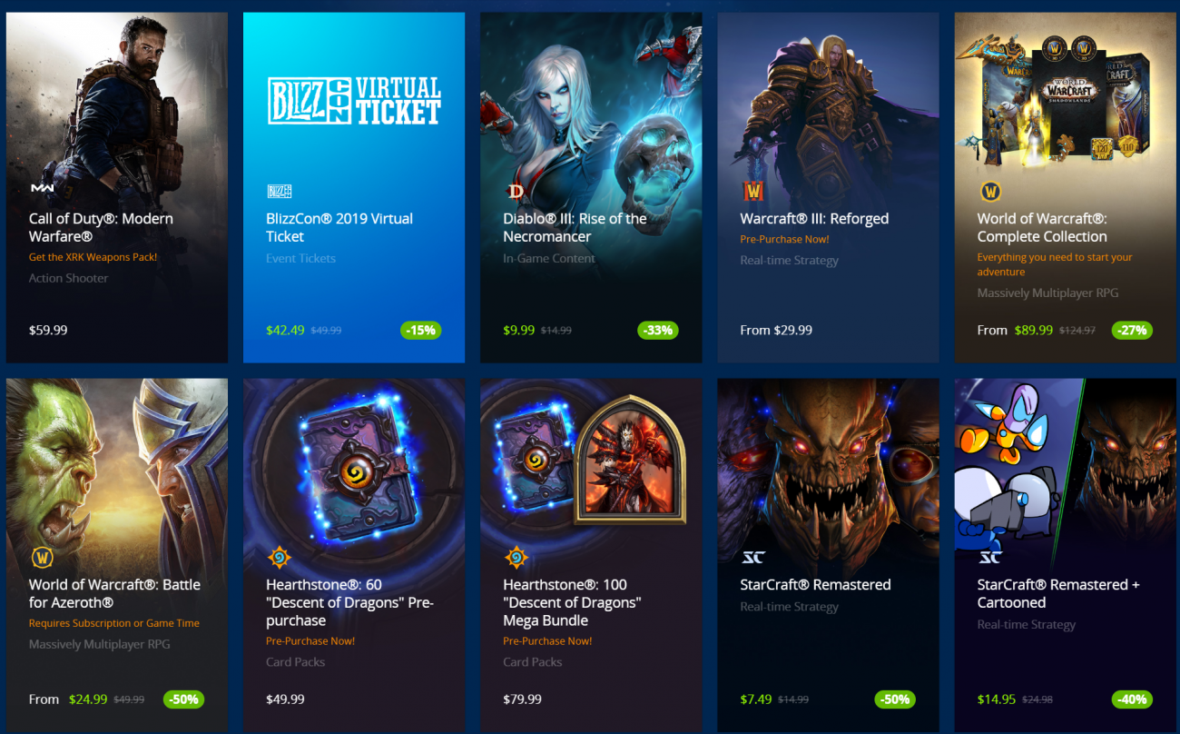 Blizzard Black Friday Deals Overwatch For 15 50 Diablo Iii And Wow Tweaktown