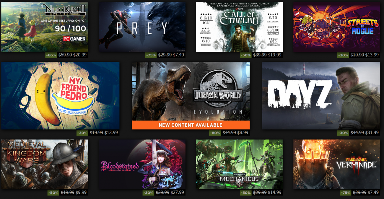 Black Friday na Steam: jogos para PC por menos de R$ 20