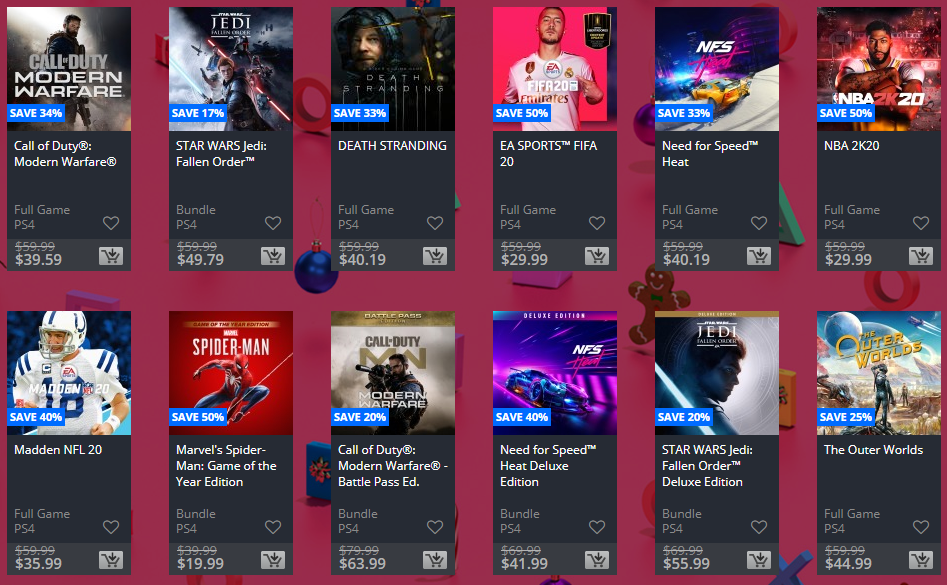 PlayStation Store Black Friday deals see PS5 games crash to just