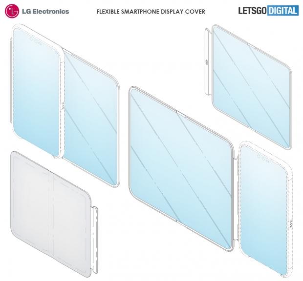 Lg Foldable Smartphone Patent Could Beat Galaxy Fold Mate X Foldables