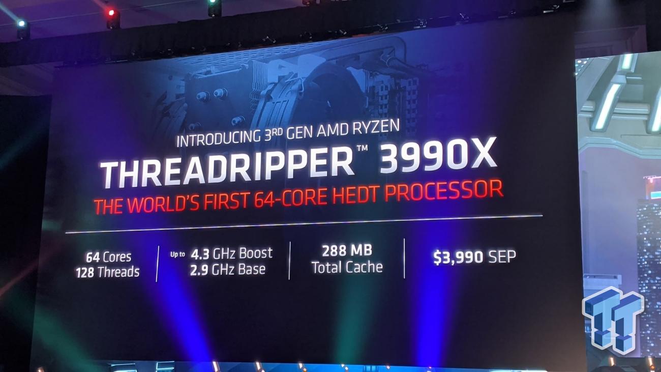 AMD Ryzen Threadripper 3990X CPU 64 Cores Prozessor Up to 4.3GHz