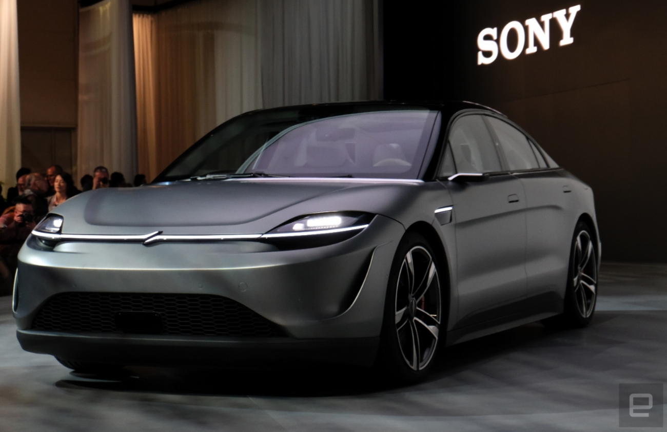 Sony has its own electric car? Yes, and it's called the VisionS