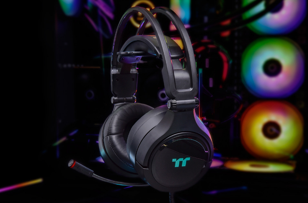 Thermaltake's latest gaming headset matches color to the local weather