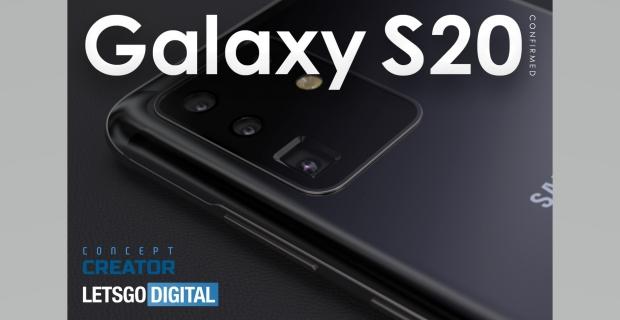 Open enlarged image Samsung's new Galaxy S20+ smartphone smiles for the (lots of) cameras