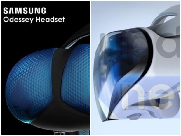 Samsung Odyssey 2020 VR Headset leaked images back up bug-like design