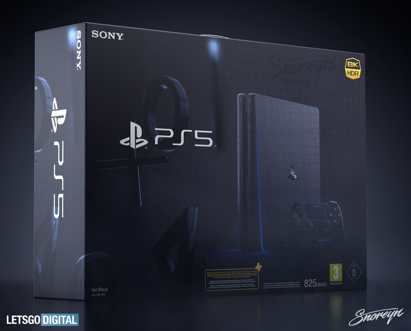 This is our first look at the PlayStation 5 retail box in concept form