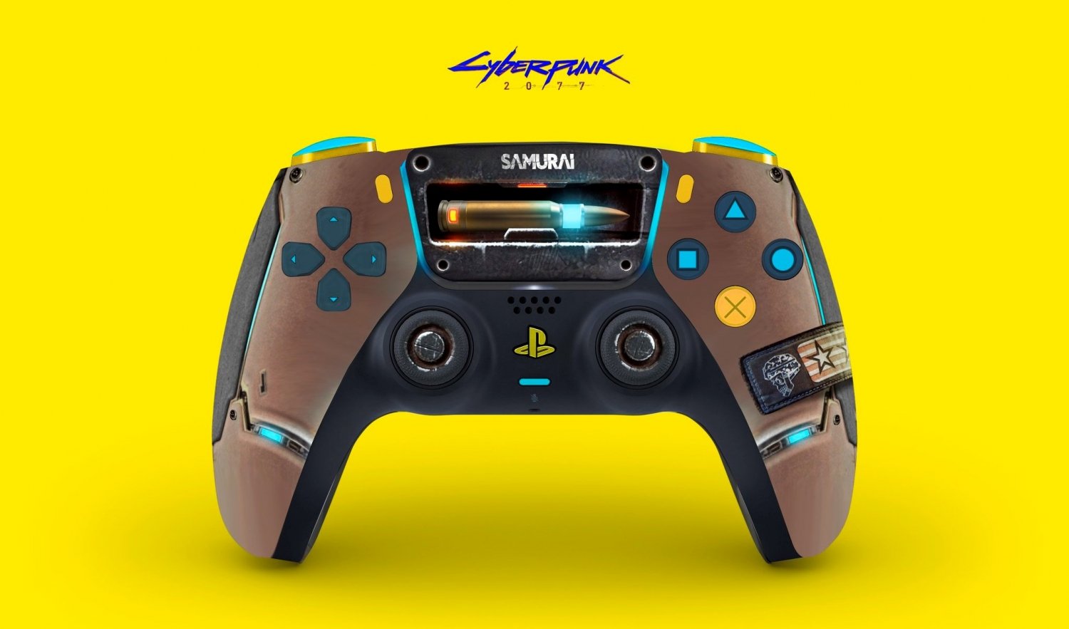 Check out this Cyberpunk 2077 themed PlayStation 5 controller