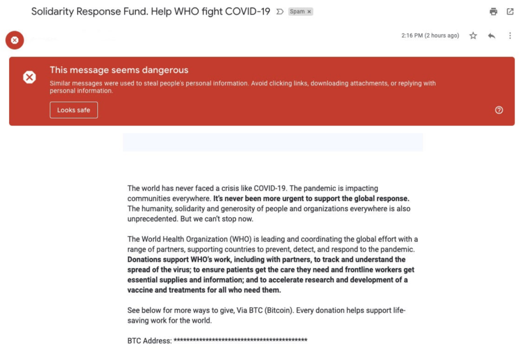 Open enlarged image Gmail blocks 18 million malicious coronavirus emails PER DAY 01