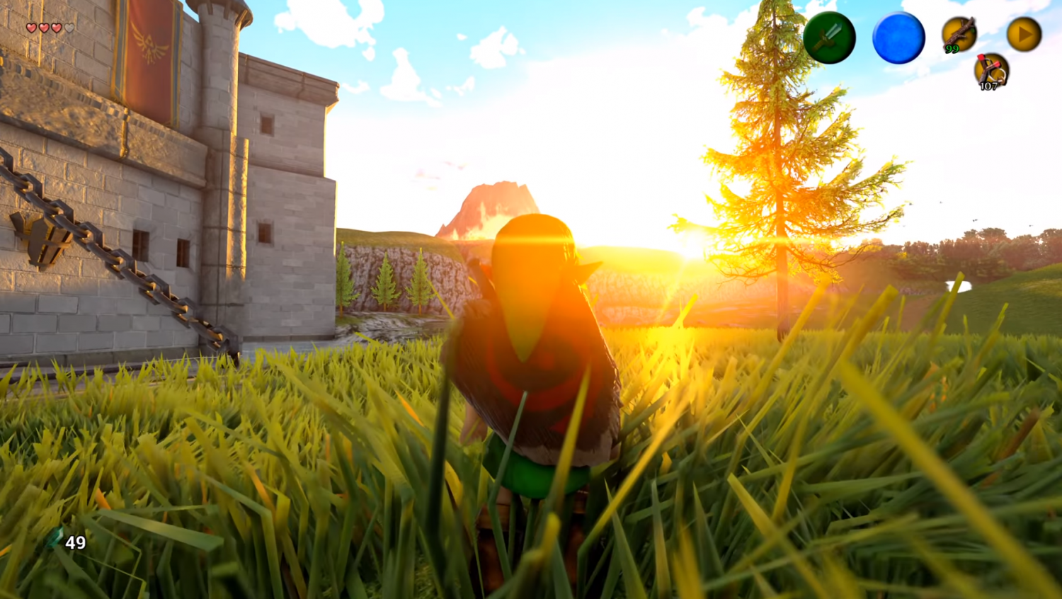 Ocarina of Time Unreal Engine 5 Fan Remake Footage Released