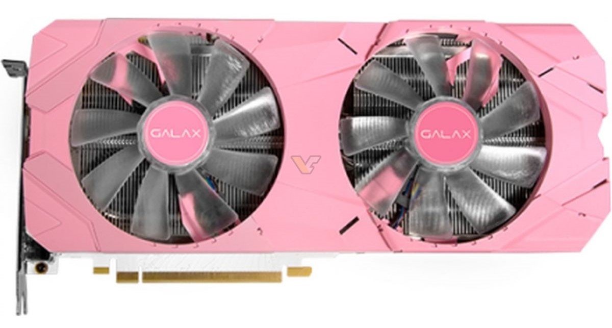 GALAX shows off GeForce RTX 2070 SUPER EX Pink Edition graphics card