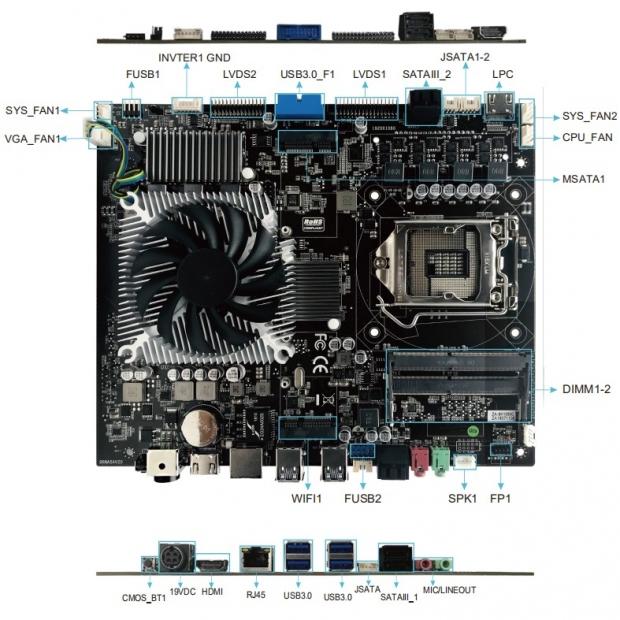 This motherboard has an integrated GeForce GTX 1050 Ti