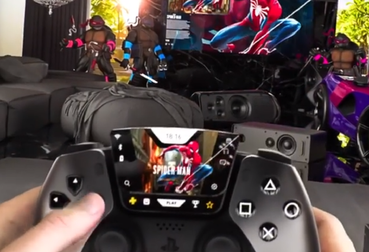 ps4 controller with screen