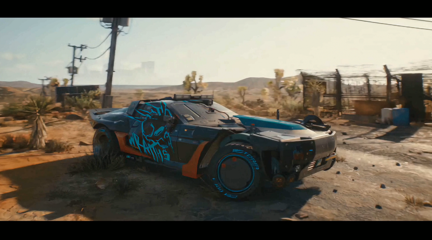 CDPR shows off Cyberpunk 2077's Mad Maxstyle desert badlands
