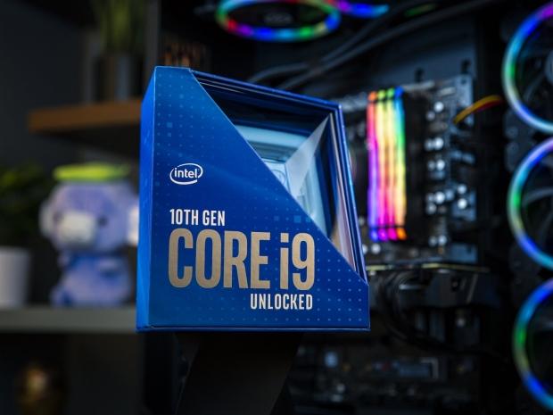 Open enlarged image Intel's new Core i9-10900K already pushed to 7.7GHz across all cores