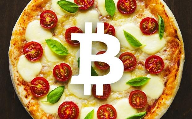 pizza betalen met bitcoins