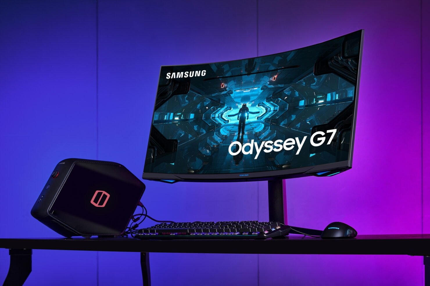 Samsung's new Odyssey G7 gaming monitor: 1440p 240Hz QLED display ...