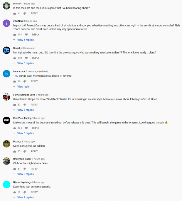 The Project CARS 3 announce trailer has fans of the franchise divided 02