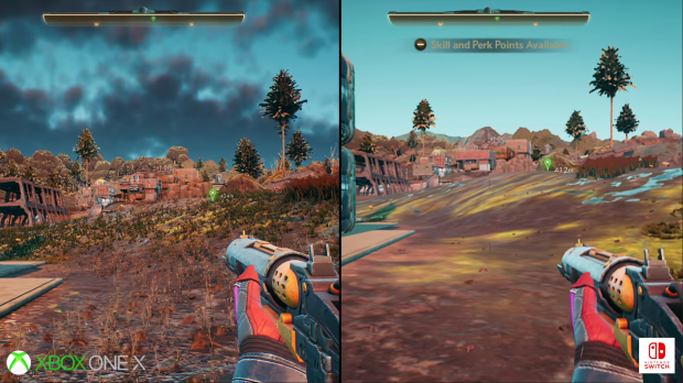 Outer Worlds to on Switch, game itself to load data